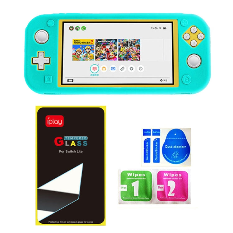 IPLAY Game Host Silicone Full Coverage Protective Case with Screen Protector for Switch Lite