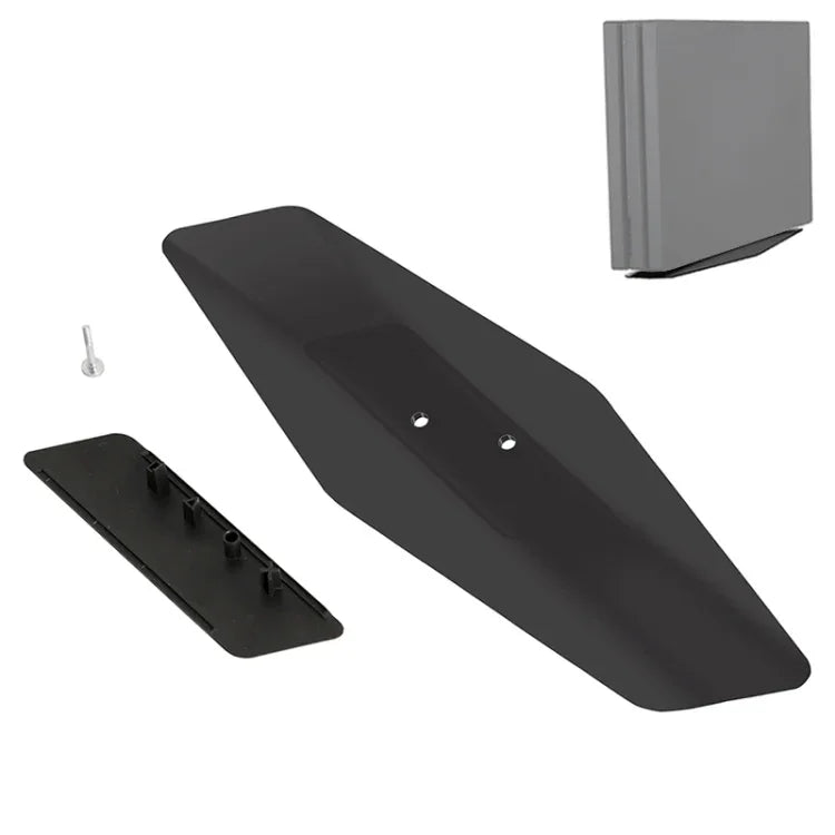 2 In 1 Game Machine Host Upright Bracket with Screw Clamp for PS4 SLIM / PRO, For PS4 SLIM / PRO