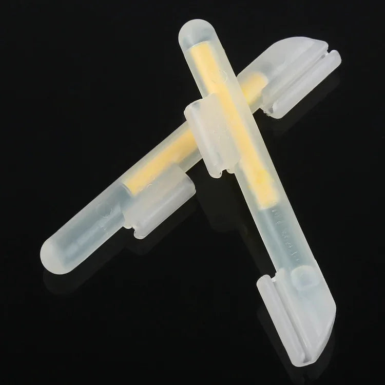 5 Packs OCEAN SUN Clip-On Luminous Float Night Fishing Light Stick, S, Fits Rod Tip 1.5-1.9mm, Clip-On, S