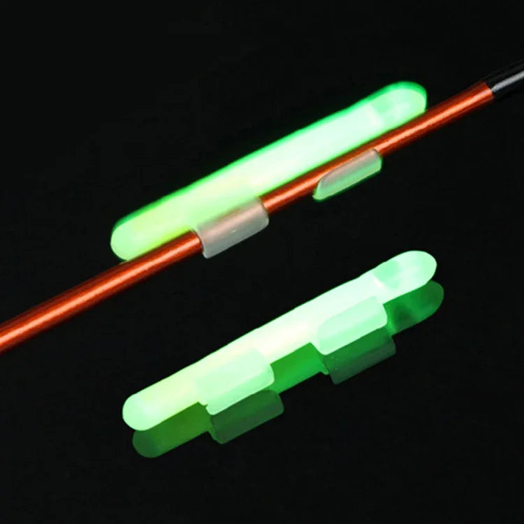 5 Packs OCEAN SUN Clip-On Luminous Float Night Fishing Light Stick, S, Fits Rod Tip 1.5-1.9mm, Clip-On, S