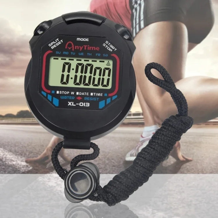Professional Sports Match Stopwatch Digital Handheld LCD Display Timer, Handheld