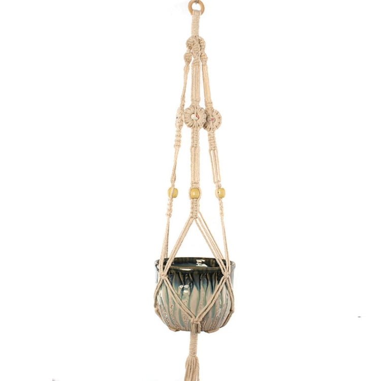 S001 Type Macrame Hanging Flower Pots Decoration Indoor Outdoor Braided Rope Hanging Planter Plant Holder, S001 Type