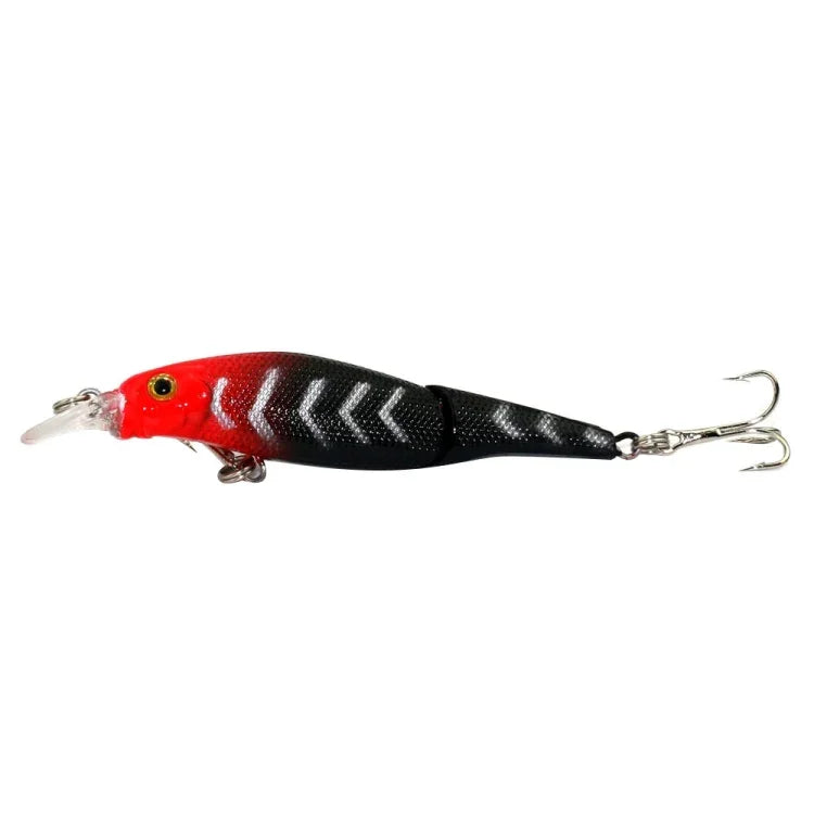 HENGJIA JM010-X 6# 8.8cm 7.4g 2-section Plastic Hard Baits Artificial Fishing Lures with Treble Hook, Random Color Delivery, JM010-X 6# 8.8cm