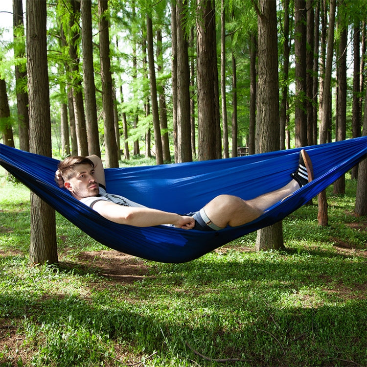 Portable Outdoor Parachute Hammock with Mosquito Nets, Army Green, Black, Dark Blue + Baby Blue, Pink Blue, Green, Blue