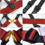 XINDA XDA9516 Outdoor Rock Climbing Polyester High-strength Wire Adjustable Downhill Whole Body Safety Belt Children Size: S, Size: S