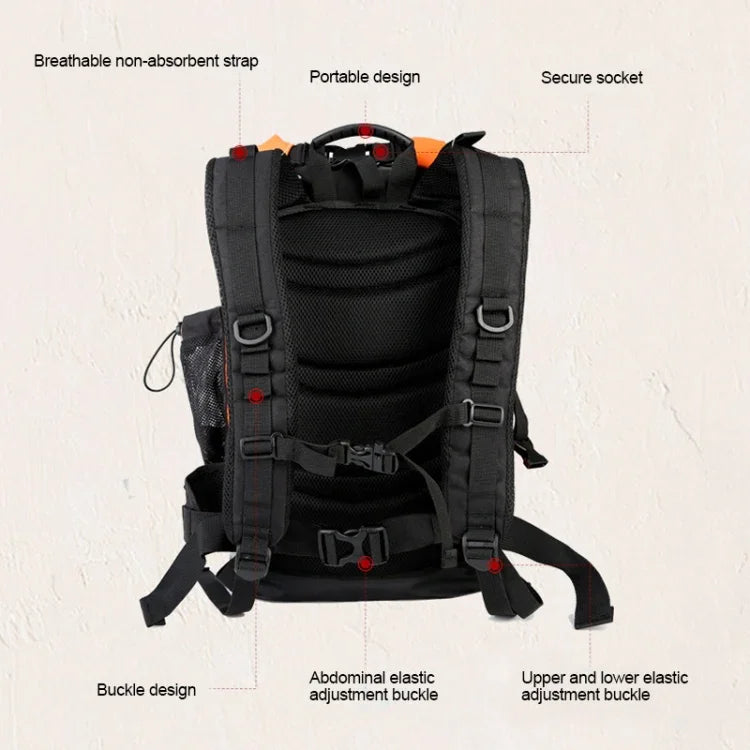 XINDA H-BAG03 30L Outdoor Waterproof Upstream Storage Shoulder Mountaineering Bag, 30L