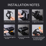 BX3 USB Charging Bicycle Light Front Handlebar Led Light (10 Hours, T6+A02 Lamp), 10 Hours, T6+A02 Lamp