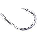 500 PCS Mixed Size Fish Barbed Hook Fishing Hooks with Hole, 6-15 # with Hole