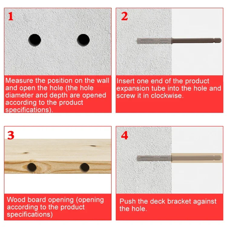 10 PCS Concealed Layer Board Pin Wall Bookshelf Invisible Bulkhead Nail, 10x100mm, 10x100mm