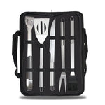 5 in 1 Outdoor Tableware Set Camping Barbecue Tableware Picnic Tool Set, 5 in 1