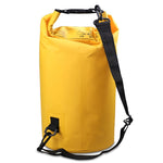 Outdoor Waterproof Single Shoulder Bag Dry Sack PVC Barrel Bag, Capacity: 10L, Capacity: 10L (Pink), Capacity: 10L (Dark Blue), Capacity: 10L (Orange), Capacity: 10L (Green), Capacity: 10L (Sky Blue), Capacity: 10L (Yellow), Capacity: 10L (Black)