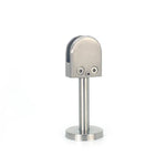 201 Stainless Steel Glass Fish Mouth Support Rod Fixing Clip with 14x40mm Rod, Specification: M, M, with 14x40mm Rod