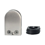 5-8mm Flat Bottom Matte Polished  201 Stainless Steel Fixed Clip Railing Glass Wood Layer Board Clamp Bracket, 5-8mm, Flat Bottom, 201 Stainless Steel