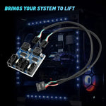 Rocketek HC427 9 Pin USB2.0 HUB Adapter One-to-Four Splitter Circuit Board, One-to-Four