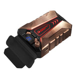 Ice Troll 7 COOLCOLD Portable Laptop Notebook Fan Turbo Radiator Ultra Silent Cooling Fan, AC 220V(Bronze)