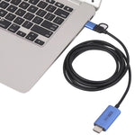 V05E USB 3.0 + USB-C / Type-C to HDMI Adapter Cable, V05E