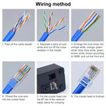 100pcs Cat5e Shielded Pass Through RJ45 Connector Modular Plug, Cat5e Shielded Pass Through