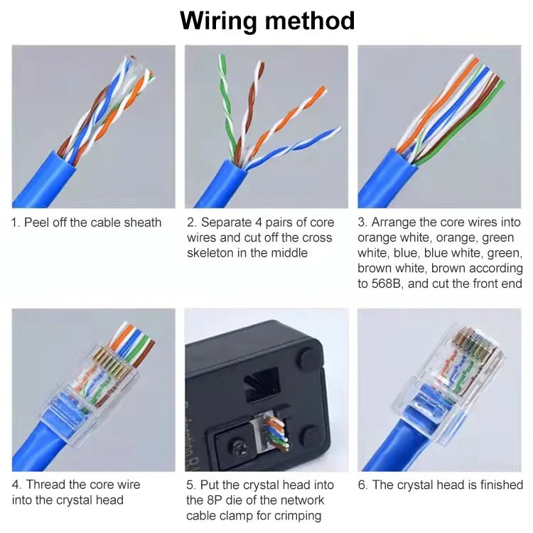 100pcs Cat5e Shielded Pass Through RJ45 Connector Modular Plug, Cat5e Shielded Pass Through