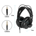 Yanmai D68 Recording Monitor Headphone, D68(Black Gold)