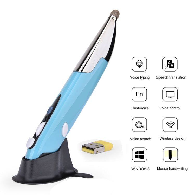 PR-06S 4-keys Smart Wireless Optical Mouse with Stylus Pen Function, Support Voice Operation / Translation, Support Voice Operation / Translation Blue, Support Voice Operation / Translation Red, Support Voice Operation / Translation Grey