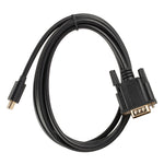 Mini DP to VGA Converter Cable, Cable Length: 1.8m, Mini DP to VGA