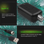 USB Connector Signal Booster Amplifier + IEC Converter Head, USB 50 Miles 25dBi