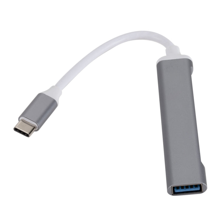 USB 3.0 x 1 + USB 2.0 x 3 to USB-C / Type-C Multi-function Splitter HUB Adapter