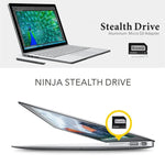 BASEQI Hidden Aluminum Alloy SD Card Case for Lenovo Ideapad 320S Laptop, For Lenovo Ideapad 320S