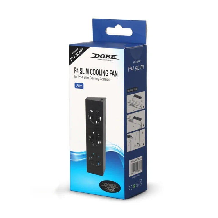 DOBE TP4-819 Temperature Control Cooling Fan for Sony PS4 Slim Game Console, TP4-819