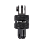 PULUZ 360 Degree Rotation CNC Swivel Pivot Extension Arm Tripod Mount for GoPro, Insta360, DJI and Other Action Cameras, Extension Adapter