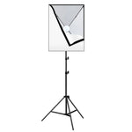 PULUZ 50x70cm Studio Softbox + 2m Tripod Mount + Single 220V E27 30W 5700K White Light LED Bulb Photography Kit, Single Bulb EU Plug, Single Bulb US Plug