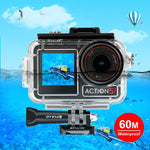 For DJI Osmo Action 5 Pro / 3 / 4 PULUZ 60m Underwater Waterproof Housing Diving Case with Cold Shoe & Buckle Basic Mount & Screw, For DJI Osmo Action 3 / 4 Waterproof Case
