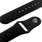 For Apple Watch Sport 42mm High-performance Rubber Sport Watch Band with Pin-and-tuck Closure