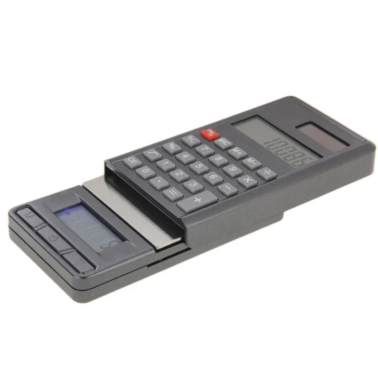 2 in 1 Electronic Pocket 1000g x 0.1g Jewelry  Digital Scale Balance + Calculator with Digits LCD Display, 1000g x 0.1g