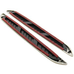 2 PCS Bonnet Air Flow Vent Fender Sticker for Car Decoration, Size: 36.5cm x 3.5cm x 1cm, Size: 36.5cm x 3.5cm x 1cm