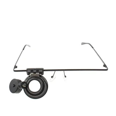 20X Glasses Type Watch Repair Magnifier with LED Light, 9892A