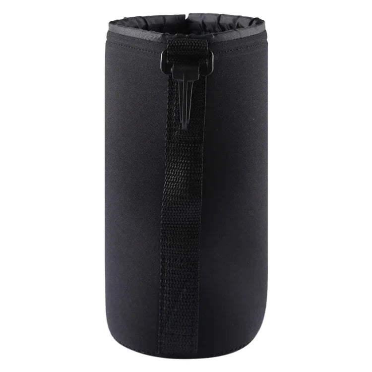 Neoprene SLR Camera Lens Carrying Bag Pouch Bag with Carabiner, Size: 10x22cm, Size: 10x22cm