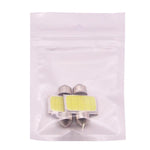 2 PCS 31mm 1.5W 80LM White Light 1 COB LED License Plate Reading Lights Car Light Bulb, 31mm