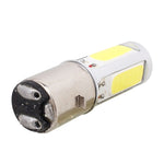 BA20D 1250LM 20W + 5W 5 x COB LED White Light Motorcycle Brake Light Lamp Bulb, DC 12V, 20W + 5W 1250LM