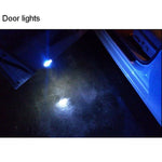 2 PCS T10 2W 120-140LM 6 LED Ice Blue 5050 LED Brake Light for Vehicles, DC12V, 6 5050 LEDs, 6 LED 5050 LEDs, 6  5050 LEDs