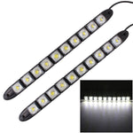 2 PCS  5W 10 LED SMD 5050 Flexible Snake LED Car Daytime Running Lights, DC 12V, 5W