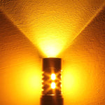 2PCS 1157/BAY15D 10W 700LM  Yellow + White Light 20-LED SMD 5630 Car Brake Light Lamp Bulb, Constant Current, DC 12-24V, 1157