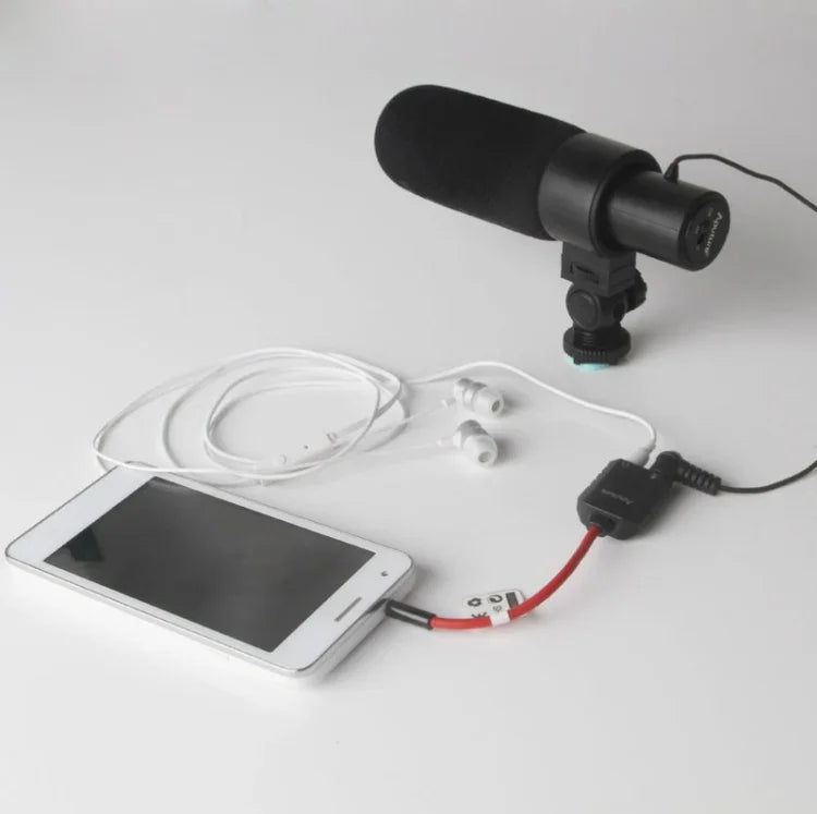 Aputure 3.5mm Audio Y Male to 2 Female Headset Mic Splitter Cable, 3.5mm Male to 2 Female