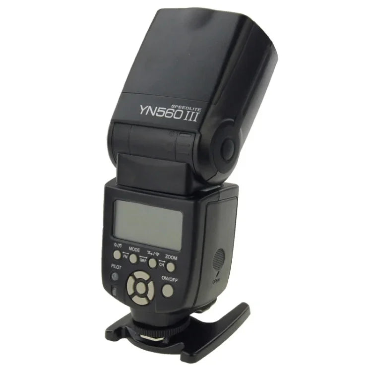 YN-560 III Ultra-long-range Wireless Flash Speedlite with Metal Hot Shoe for Canon / Nikon / Pentax / Olympus DSLR Camera, YN-560 III