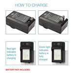 2 in 1 Digital Camera Battery Charger for Panasonic VBD1/ VBD2, SONY F550/ F750/ F960..., VBD1