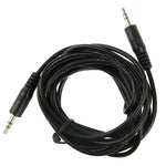 3.5mm Male Mini Plug Stereo Audio Cable, Length: 3m, Length: 3m (Black)