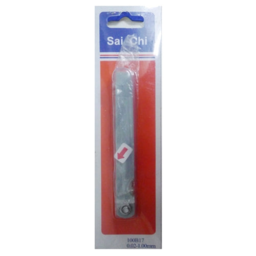 0.02 to 1mm Thickness 17 Blades Gap Metric Filler Feeler Gauge Measure Tool, 0.02 to 1mm Measure Tool