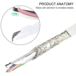 USB to 8 Pin Multiple Strands TPE Sync Data / Charging Cable, Cable Length: 1m
