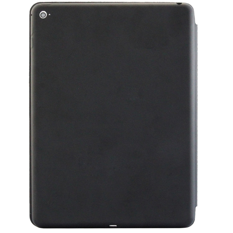 3-fold Naturally Treated Smart Leather Case with Sleep / Wake-up Function & Holder for iPad Air 2