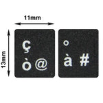 Italian Learning Keyboard Layout Sticker for Laptop / Desktop Computer Keyboard, Italian